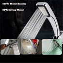 High Pressure Shower Head Nozzle Amazing Water Saving Handheld Booster Bathroom