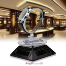 Solar Showcase 360 Turntable Rotating Jewelry Watch Ring Display Stand 037