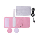 USB Travel Mug Baby Milk Warmer Heater Feeding Bottle Insulated Bag (Pink) A