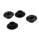 Pack of 4 Black Nylon Mooring Deck Fitting Accessories for Kayak Canoe Boat