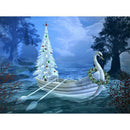5D DIY Full Drill Diamond Painting Night Scene Cross Stitch Embroidery Kit