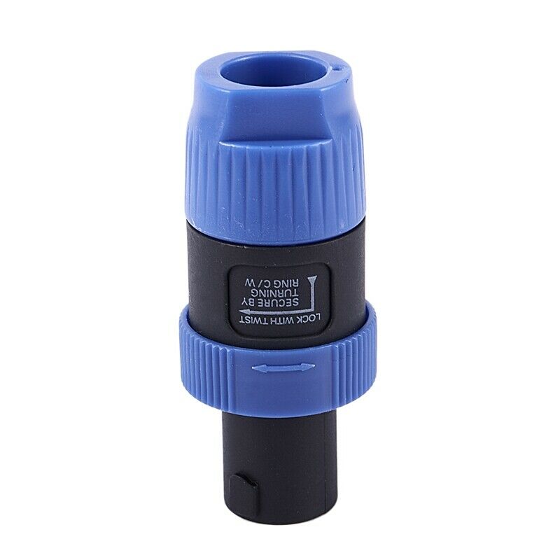 Twist Locking Speak-on Speaker Cable Amplifier Male Connector Plug F9H1
