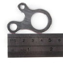 5X(Rope Fixing Clip 3 Holes Slip Runner Shroud Tensioner Stainless Steel f E9D6)