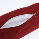 2pcs Soft Neck Roll Bolster Pillow Round Massage Footrest Cushion Pad