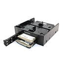 5.25" Bay HDD Mounting Bracket 2.5" & 3.5" Drives to 5.25" Bay for Laptop