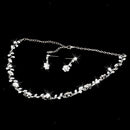 Bridal Jewelry Set Rhinestone Diamante Necklace Earrings