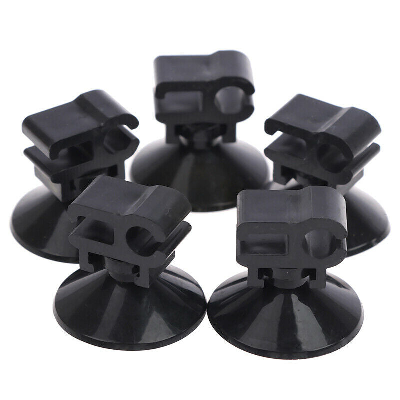 5pcs Aquarium Suction Cup Clip Oxygen Tube Buckle Fish Tank Wire Aquarium Su Hn