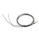 DIY Replacement 1.2m Audio Cable Repair Headset Wire Black and gray