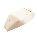 50x finger food - bowls, "boat" biodegradable wood 11 cm x 6.5 cm D9V1