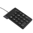 USB Number Pad Numpad Numeric Keypad 18 Keys Keyboard For Laptop Desktop*HVBX