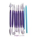 9 Pcs Double Heads Plastic Pottery Clay Sculpture Tools