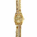 Duoya Quartz Watches Women Ladies Dress Bracelet Wristwatch Woven Bracelet