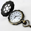 Retro Palace Wind Large Lotus Leaf White Pocket Watch Supply Fashion Antiqu Y3P9