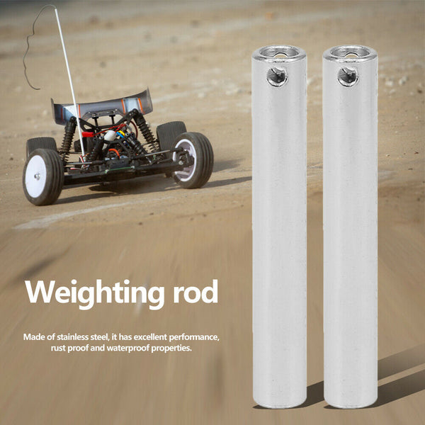 2pcs Axle Housing Kit Stainless Steel RC Car Axle Tube for SCX-10 RC Car