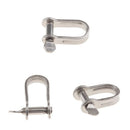 4/5/6mm D Ring Shackle Boat Anchor Shackle 304 Stainless Steel Chain Shackle