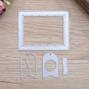 Long Stripe Frame DIY Metal Stencil Scrapbook Craft Embroidery Cutting Die A
