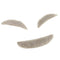 Funny Stylish Old Man Adhesive Eyebrows Mustaches Fancy Dress Costume Props