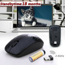 Business Home Wireless Optical Mouse Mute Button Infrared2.4GHz Comfortable