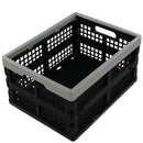 16-Liter Folding Crates Storage, Collapsible Container Plastic, Set of 1