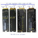 NVMe PCIe M.2 to late 2013 2014 2015 pro A1398 A1502 SSD adapter car3C