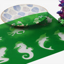mermaid layering stencils spray template diy wall drawing scrapbooking decor TE