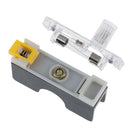 FS101 10a 6*30mm fuse socket with indicator light din rail mounted fuse ME