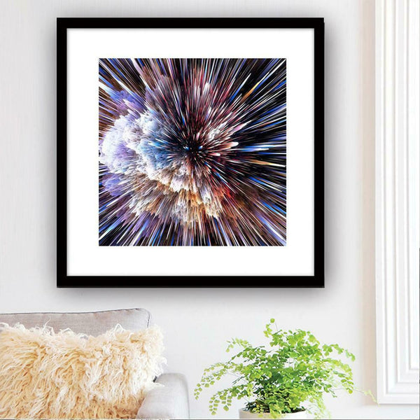 5D DIY Full Drill Diamond Painting Fireworks Cross Stitch Embroidery Kit (A