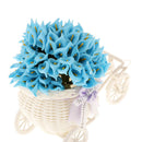 Pack 144 Real Touch Artificial Flower Calla Lily Wedding Home Decor Blue