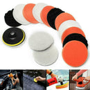 18x Auto Car Polish Wax Soft Thick Foam Sponge Pad Buffer Set Pad Black B4J1