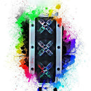 4Pin RGB Chassis Cooling Fan Quiet Frameless Cooler for Desktop Computer 120mm