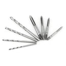 9pcs Hand Tap Set Screw Thread Taps T- Wrench Reamer M3-M6 Twist Drill B VEY
