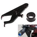 Black Aluminum Go Cruise Universal Motorcycle Throttle Lock Cruise Contr3C