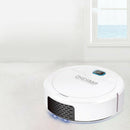 Robot Cleaner USB Rechargeable 1600Pa for Hardwood/Tile Floor/Carpet White