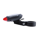 Solar Powered LED Bicycle Tail Light Bike Cycling Rear Safety Warning Lamp