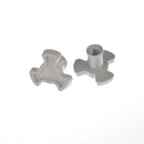 2Pcs  Microwave Oven Turntable Roller Guide Support Coupler Tray Shaft3cY