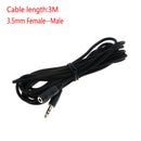 3.5mm female--male aux stereo audio headphones extension cable lead cord wire
