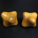 2x Hot Massage  Hand Palm Reflexology Relaxation Wood Wooden Star Tool LJ