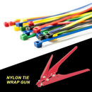 Width 2.4-9.0mm Clamping Cable Tie Gun Clamp Pliers Fastening Cutting Tool