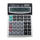 Gtttzen New Large Button 16-Bit Display Calculator Ct-9616 Abs Metal Dual P B4Q5
