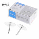 80Pcs/Box Metal Thumb Tack Push Pin Scene Poster Push Pin Pins Office Supplies