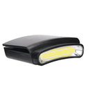 3 Modes COB LED Clip On Cap Light Battery Powered Headlamp Torch Hands-free