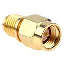 2pcs Full Copper SMA Female to SMA Male NIC Connector Adapter SMA Router A