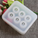 Silicone Mold For Jewelry Rectangle White 72mm(2 7/8 inch) x 59mm(2 3/8 inc