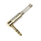 6.35mm Stereo Audio Adapter Angle 90 Degree Male Plug Connector w/Spring #gib
