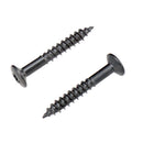 40 Pieces Electric Guitar Humbucker Pickup Ring Frame Mounting Screws Black