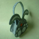 2Pc Easter Bunny Bag Handbag Dual Layer +Grey Easter Cute Bunny Basket