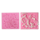 Peony lace Silicone Fondant baking Paste Mold Cake Decorat Y2Q7 DIY Clay Po Z8M5