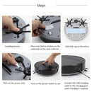 Multifunctional Smart Vacuum Cleaner Robot Sweep Wet Mop Automatic 3-In-1 R