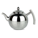 1L Modern Stainless Steel Teapot Coffee Tea Loose Leaf Infuser Filter Brew