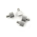 4PCS M4 x 6mm Toolless Thumb Screw Stainless Steel JR
